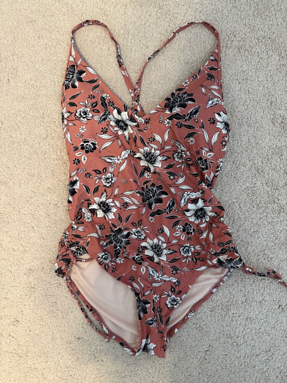 Kona Sol floral swimsuit